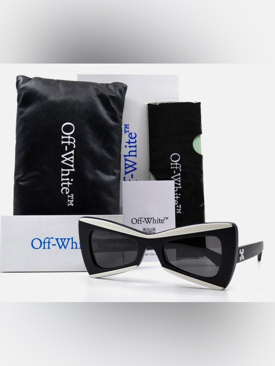 Accessories - NEW! OFF-WHITE NASHVILLE BLACK/WHITE GREY AUTHENTIC SUNGLASSES